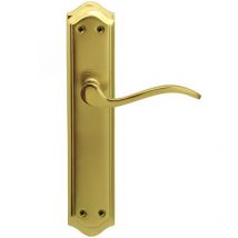 Mariola Kurbelgarnitur aus satiniertem, poliertem Messing eq-203