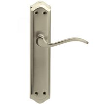 Poignée MariOla EQ-205 – Nickel satiné – Entraxe, Matières, Forme, Sens de l'ouverture, Finition métal
