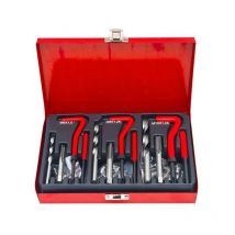 Omafa - Juego de reparacion de roscas helicoil M6, M8, M10-88 piezas kit para reparar roscas helicoidales...