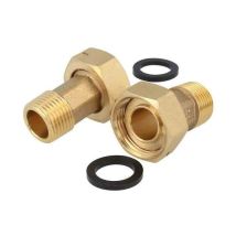 Zenner - Juego racores para contadores de agua 15mm (3/4' - 1/2')