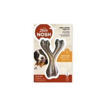 Hueso en forma de y mordedor con aroma Zeus Nosh Strong
