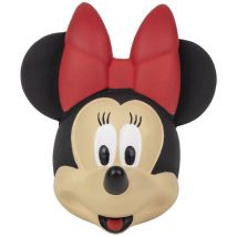 Minnie Mouse - Juguete para Perros de Color Carne, Negro y Rojo - Diseño de la Cara de Minnie - Tamaño 8x9x7,5cm - Juguete de Perro de Látex