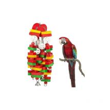 SNQ - Juguetes para loros grandes, cacatúas, guacamayos grises africanos y loros amazónicos