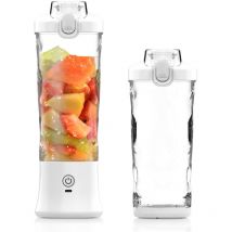 Cecotec - Tragbarer Entsafter 600 ml, BPA-frei, wiederaufladbarer Mixer mit USB-C-Anschluss und Reisedeckel