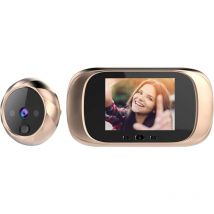 Juicon digitale Tür – 2,8 Zoll – LCD-Bildschirm – Nachtsicht – digitale Türüberwachung Gold