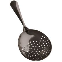 Julep Sieb, Julip Strainer - Edelstahl 304 - Gunmetal Black - Ergonomisches Barsieb