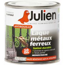 Laque antirouille boîte 250 ml blanc satiné