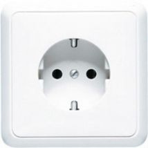 1 parte Placca di copertura Presa di corrente Duro 2000 si Bianco crema 5520 1 pz. - Jung