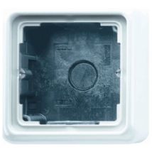 Jung - cd 581 a ww Single cover frame with cap - white