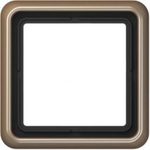 1 parte Telaio di copertura Coperchio Bronzo CD581GB 1 pz. - Jung