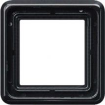 1 parte Telaio di copertura Coperchio Nero CD581SW 1 pz. - Jung