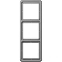 3 scomparti Telaio di copertura Coperchio Grigio CD583GR 1 pz. - Jung