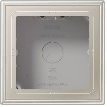 Jung Aufputz-kappe 1fach, Serie Ls, Edelstahl (lackiert) Es2581a-l