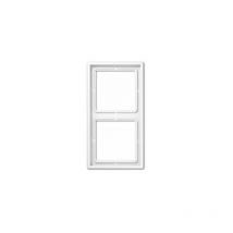 Cadre 2 éléments white alpine Jung ls 982 ww
