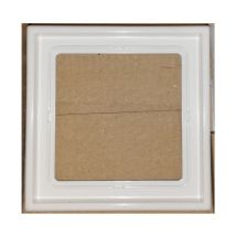 Jung - LS981WW Finishing frame for horizontal and vertical mounting - Ø81x81mm - White