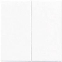 Jung - Placca di copertura Interruttori in serie a 500, a creation, a plus Bianco alpino A595WW 1 pz.