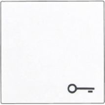 Simple Insert Bouton-poussoir blanc-alpin A590TWW 1 pc(s) - Jung