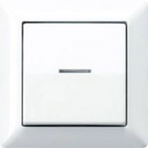 Jung - simple Insert Bouton-poussoir blanc-alpin AS590KO5WW 1 pc(s)