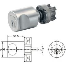 Junie - Griffolive ass re, dreh-und verschließ. d: 36mm Länge: 38,5mm, vssp.