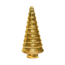 Ivyline - Juniper Tree Christmas Decorations - Glass - L18 x W18 x H41 cm - Gold
