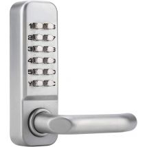 Rnemitery - Wasserdichtes mechanisches Codeschloss, 1-11-stellige Codekombination, Sicherheitspasswort, codiertes Schloss, schlüsselloses