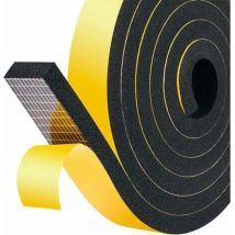 Junta adhesiva de espuma de goma para puertas y ventanas, tira de sellado, 20 mm x 8 mm x 2 m, aislante antideslizante, aislamiento térmico,