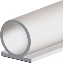 Junta de tope de puerta omega 137 longitud de perfil 25 m ancho 8 mm silicona negra desnuda
