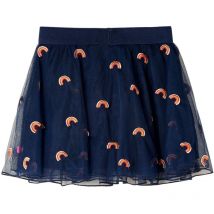 Jupe avec tulle pour enfants bleu marine 92