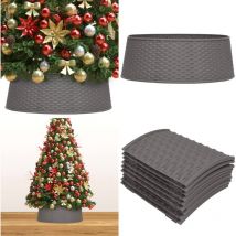 Jupe de sapin de Noël Marron Ø65x19,5 cm - jupe d'arbre de Noël - jupes d'arbre de Noël - Home & Living - Brun