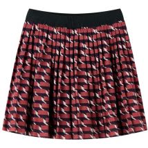 Jupe plissée à paillettes pour enfants bleu marine 104