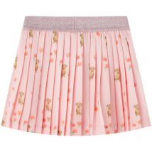 Jupe plissée enfants orange clair 128