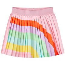 Jupe plissée pour enfants rose clair 140