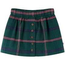 Jupe pour enfants vert foncé 128 vidaXL398137