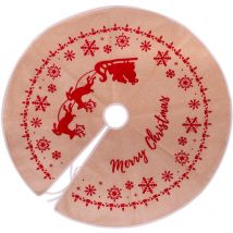 Jupe pour l'arbre de Noël Jute 100 cm