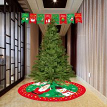 Jupes d'arbre de Noël blanches douces et pratiques durables pour le festival