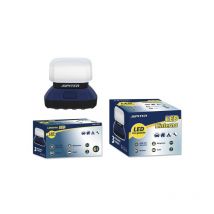 Jupiter - linterna camping led cree-xpe 150lm - 3 intensidades - resistencia ipx4 - funciona con 4 pilas aa (no incluidas) - color azul/negro