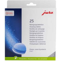 Jura - Pastilles de nettoyage 3 phases - Lot de 25 tablettes - 25045