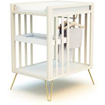 Jurababy - Table à langer 2 étagères only en bois 76 x 56 x 94 cm