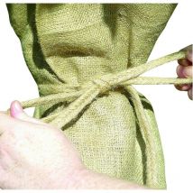 Jutezopf in Naturfarben, Länge 2m, Stärke 12mm mit Jute-Bindeschnur, naturfarben - Noor