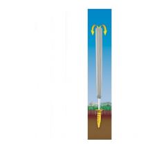 Ersatz-Schutzhülle silber f. Wäschespinne, mit Schnurzug, 30236 - Juwel