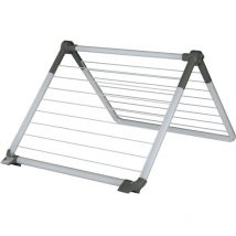 Juwel - Superdry Wing tendedero (longitud de secado 8,8 m, color gris, plegable 0-180° para bañera/ducha/balcón) 40805