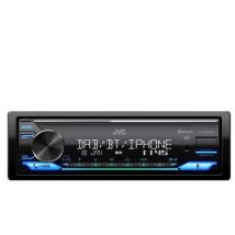 Autoradio JVC KD-X482DBT – 200 W – Bluetooth – Supporta FLAC, MP3, WAV, WMA – Display LCD – 1 DIN – Colore Nero