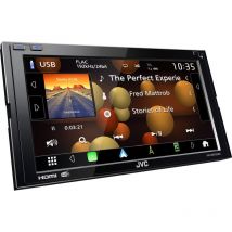 JVC - KW-M875DBW - Receptor Multimedia av de 17,3 cm (6,8') con CarPlay inalámbrico y Android Auto (4x50W, Dab+/FM, Bluetooth, 3 pre-Salidas de 4V,