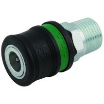 JWL 1/2in BSPT Male Safety Coupling - 57001521