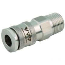 JWL 1/4in BSPT Male Coupling - 54001213