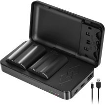 2X EN-EL15B Batterie et Chargeur de Batterie EN-EL15a pour Batterie Nikon D7500, Batterie D750, Z6, Z7, D500, D600, D610, D810, D800, D800E, D710E,