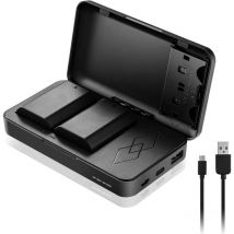 NP-FZ100 Lot de 2 Batteries de Rechange et Chargeur de Batterie A7iii pour Sony A7 iii, Sony Alpha A7R iii, A7R iv, A9, A6600, Alpha 9S, A7R3 A7S