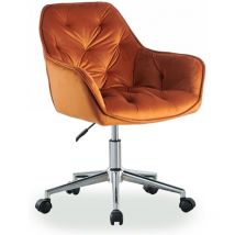 Jymtom - Chaise de Bureau Fauteuil , Tabourets de Bar en Velours, Réglables en Hauteur Chaises Assise Pivotante à 360°, pour