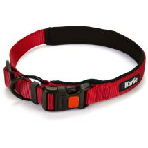 Karlie - k art sportiv premium collar, 60-65CM x 30 mm rojo