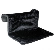 Karlie - k hamaca ajustable negro, cubierta de felpa 46 x 31 x 24 cm